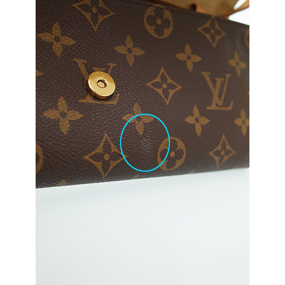 Louis Vuitton Monogram Leather Brown Pochette Twin Shoulder Bag - Picture 5 of 8